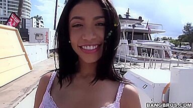 Sexy Latina Veronica Rodriguez Gets Fucked Hard In Public
