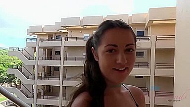 Lily Adams get wild with you in Hawaii POV style