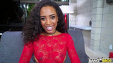 Demi Sutra - Ebony Beauty Demi Squirts For First Time