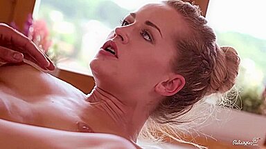 Czech babe Adel Sunshine has hardcore sex at spa with Adele Sunshine