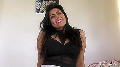 Hot pickup sex with curvy Colombian babe with Carmen Lara