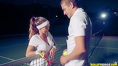 Tennis Titties with Megan Rain and Xander Corvus