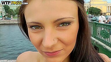 Boruch And Asya Kitty - Real Girl First Public Adventure